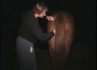 Rimjob anal sex at the farm